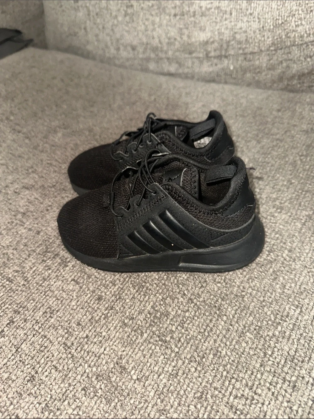 adidas Men's Black Knit Athletic Sneakers